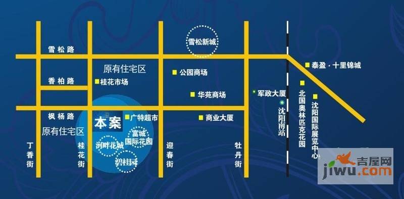 枫杨1克拉生活广场位置交通图3