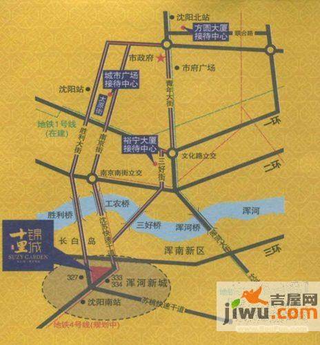 泰盈十里锦城商铺位置交通图图片