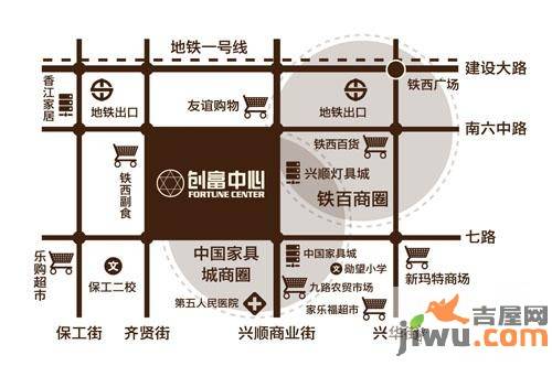 西城晶典二期创富中心位置交通图2