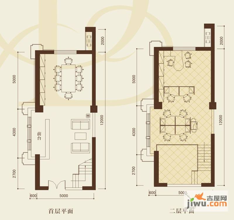 保利中心2室2厅0卫78.6㎡户型图