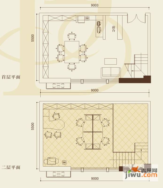 保利中心2室2厅0卫78.6㎡户型图