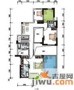 美年广场美岸5室3厅5卫364.9㎡户型图