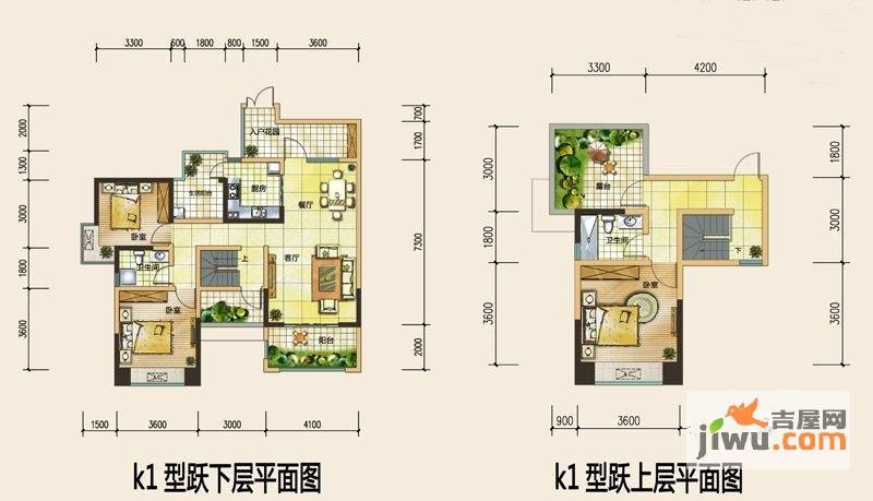 泰和欧城3室2厅2卫136.2㎡户型图