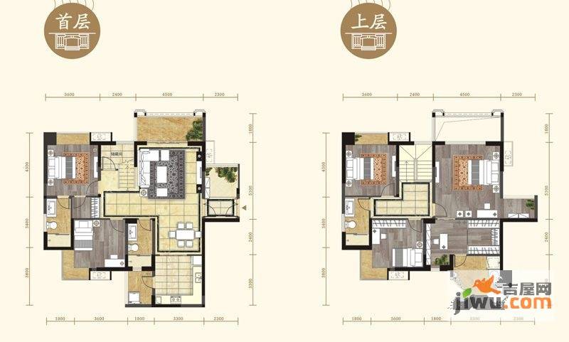 天合凯旋南城5室3厅4卫196㎡户型图