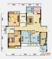 外城泰兴里2室2厅2卫91.3㎡户型图