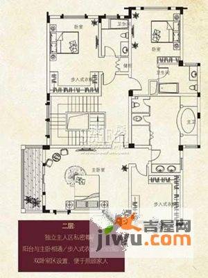 牧马山蔚蓝卡地亚3室1厅3卫户型图