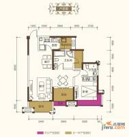 保利香槟光华3室2厅2卫88㎡户型图