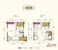 保利香槟光华3室2厅3卫100㎡户型图