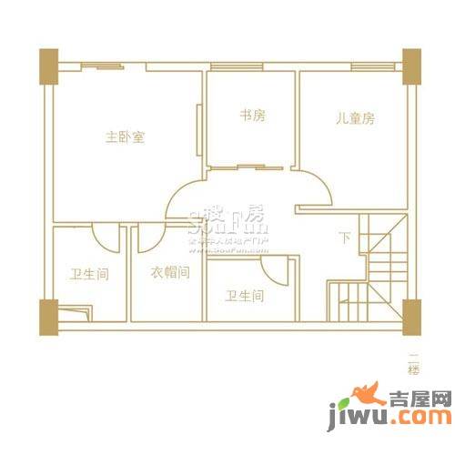 海昌CEC成都极地海洋世界4室2厅3卫76㎡户型图