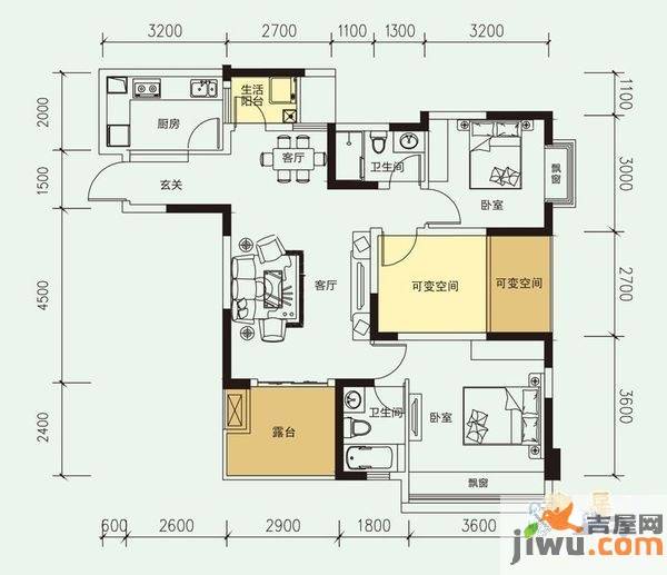 沙河壹号一期3室0厅0卫户型图