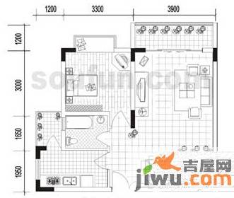 唐庄3室2厅2卫119.7㎡户型图