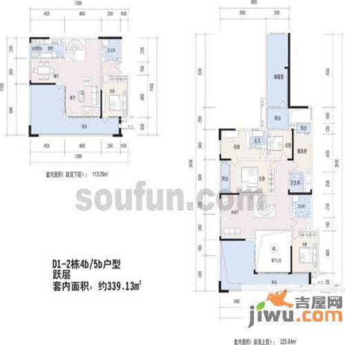 阳光100国际新城普通住宅339.1㎡户型图