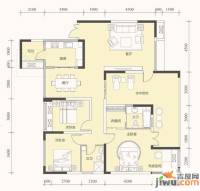 协信阿卡迪亚MINI公馆3室2厅2卫131.8㎡户型图