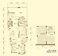 金科天湖小镇3室2厅2卫154㎡户型图