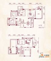 金科天湖小镇3室2厅2卫142㎡户型图