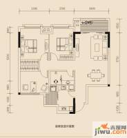 圣天湖东岸3室2厅1卫98㎡户型图