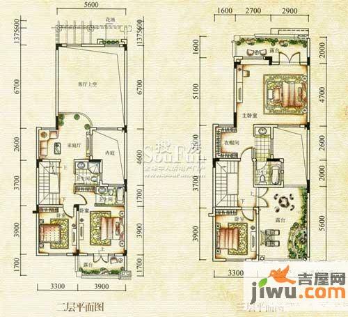 蓝光十里蓝山普通住宅255㎡户型图