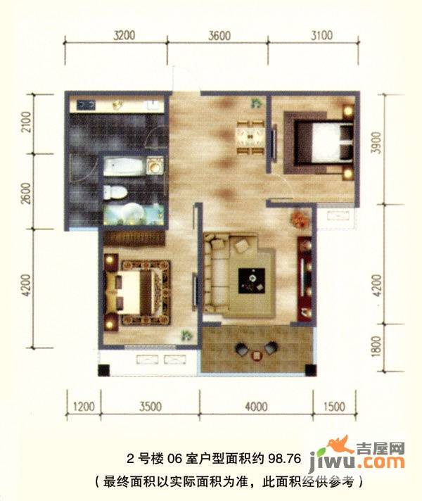 颐景嘉苑1室0厅0卫户型图