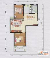 御府园2室2厅1卫93.6㎡户型图