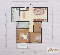 御府园3室2厅1卫110.6㎡户型图