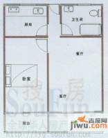 金鼎海云湾1室2厅1卫户型图