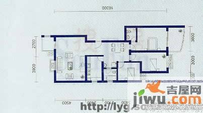 郁海名郡3室2厅2卫143.5㎡户型图