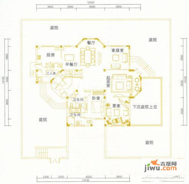 湖语山8室2厅4卫372.8㎡户型图