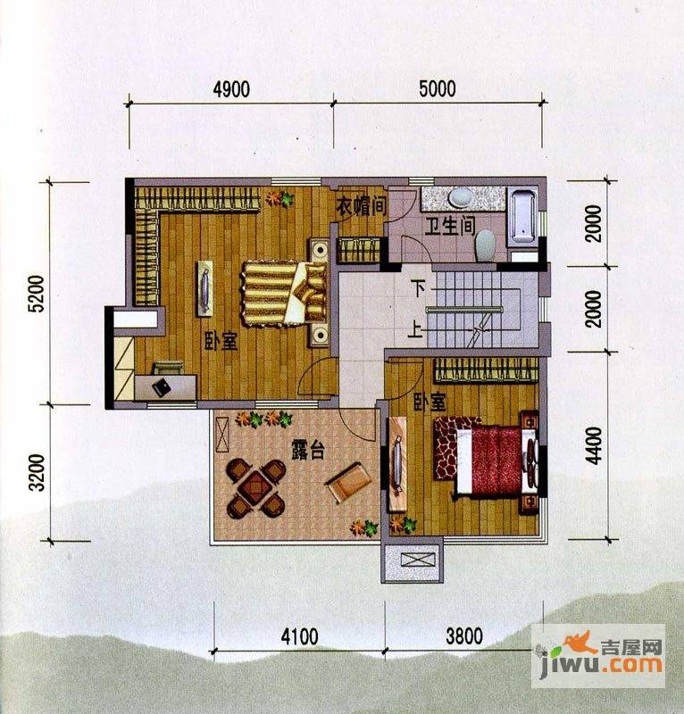 紫玉山庄1室0厅1卫75.2㎡户型图