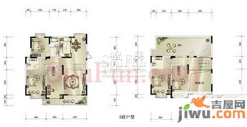 国信阅景龙华3室2厅2卫户型图