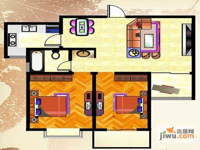 领秀嘉园3室2厅2卫122㎡户型图