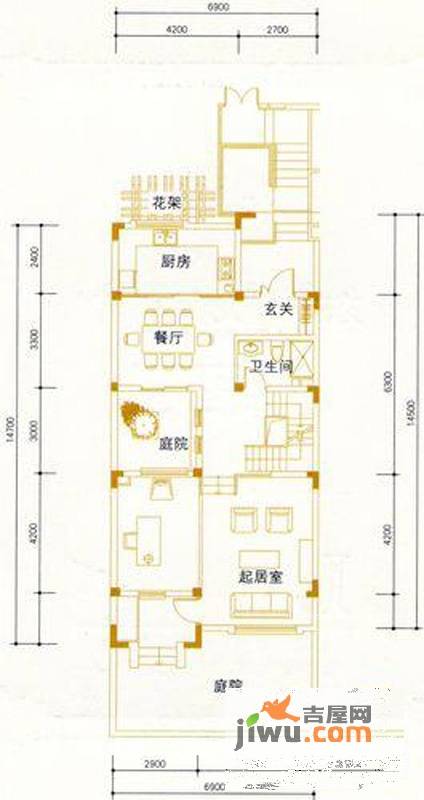 湖语山5室2厅5卫212.9㎡户型图