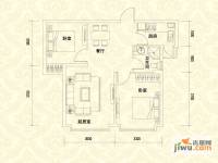 华太财富广场2室2厅1卫82㎡户型图