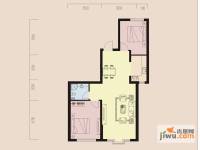 北府茗苑2室2厅1卫113㎡户型图