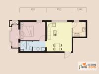北府茗苑1室1厅1卫67.5㎡户型图