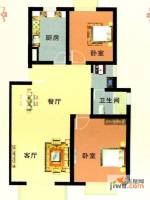 锦绣馨园2室2厅1卫户型图