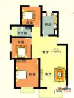 锦绣馨园3室2厅1卫户型图