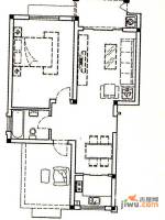 理想城2室2厅1卫户型图