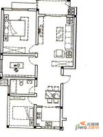 理想城3室2厅1卫户型图