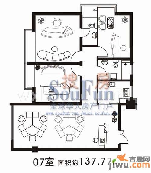 天诚大厦7室0厅0卫户型图