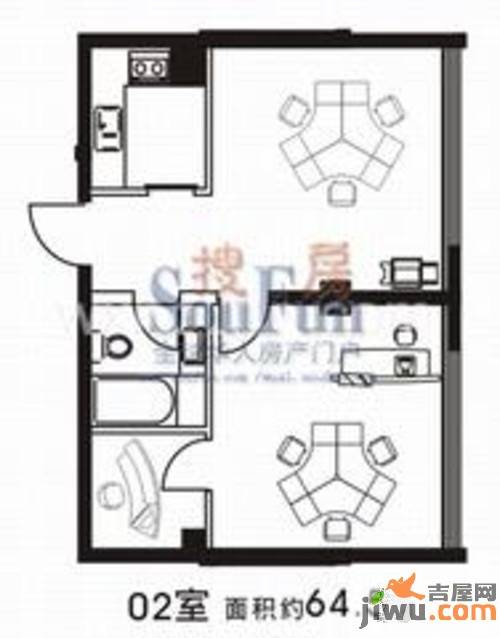 天诚大厦2室0厅0卫户型图