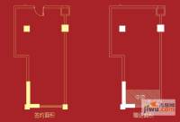 崇安D-PARK国际1室1厅1卫59.8㎡户型图