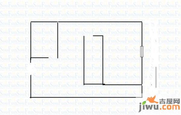 海逸景园1室1厅1卫60㎡户型图