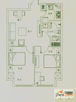 燕归堂2室2厅1卫户型图