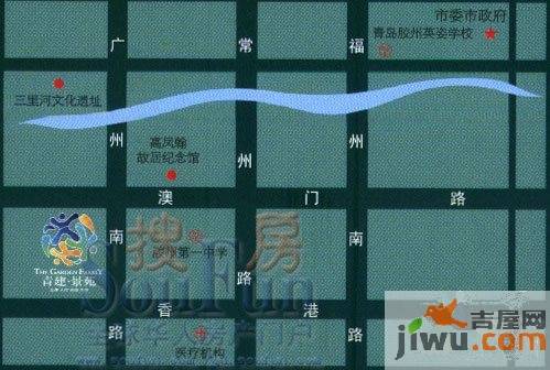 青建景苑位置交通图2