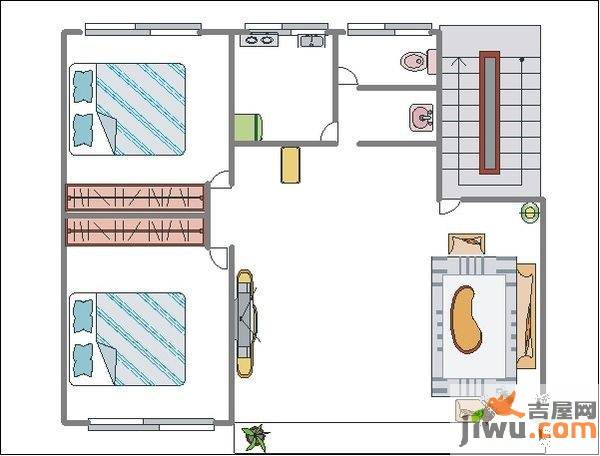 财宝山庄5室3厅3卫320㎡户型图