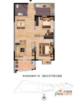 李沧宝龙城市广场商铺2室2厅1卫92㎡户型图