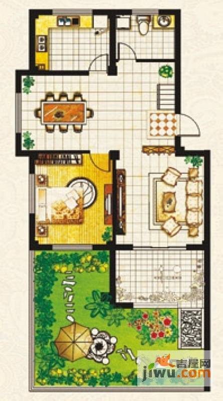 帝豪庄园4室3厅2卫180.4㎡户型图