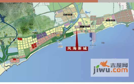 凤海新城位置交通图图片