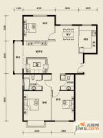 银丰花园3室2厅2卫127㎡户型图