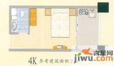 天骄北麓1室1厅1卫23.6㎡户型图